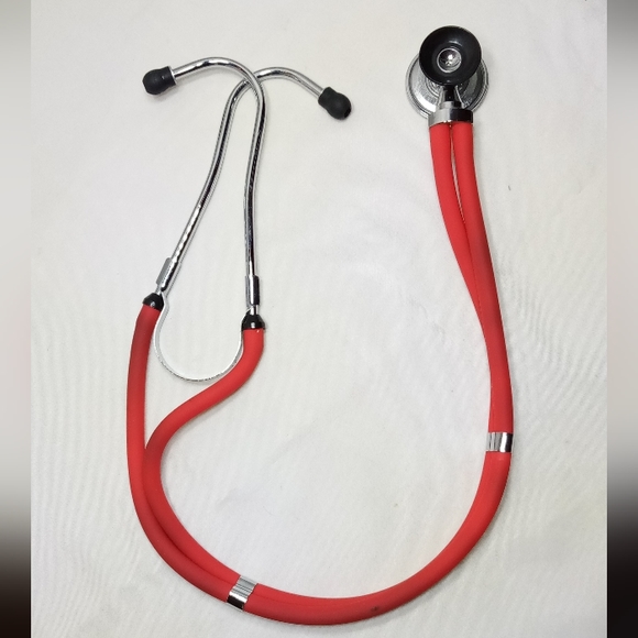 Prestige Medical Red Stethoscope - Picture 3 of 9